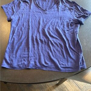 John Varvatos Men's V-Neck Blue Tee